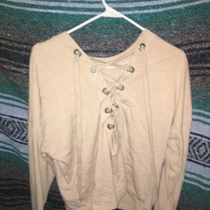 Long sleeve knit sweater